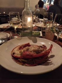 Birthday Lobster, Pesce Restaurant - Market Street, San Francisco - March 2015